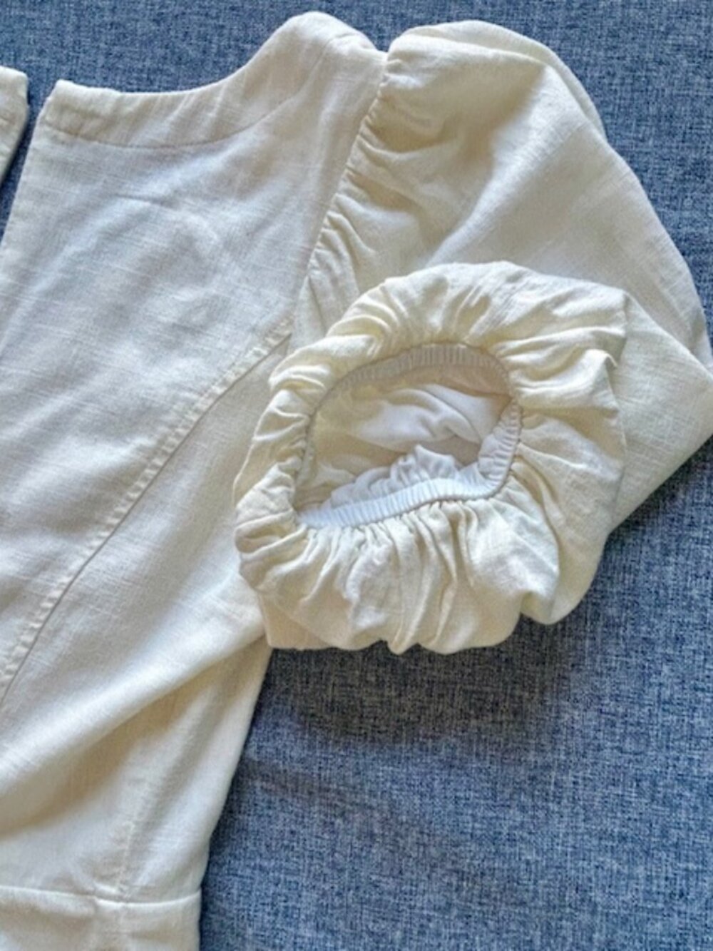 Express Linen Romper White Small - Picture 10 of 10